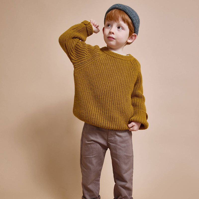 Soft Knit Cardigan Ocre