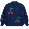 Bobo Cherry All Over Turtle Neck Jumper