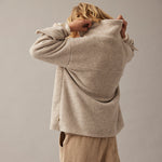 Soft Mélange Bamboo Shirt Jacket - Alghero Stone