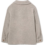 Soft Mélange Bamboo Shirt Jacket - Alghero Stone