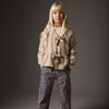 Soft Brushed Knit Cardigan Sweater - Annaba Stone