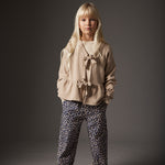 Soft Brushed Knit Cardigan Sweater - Annaba Stone
