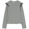 Soft Cotton Rib Sweater - Aruba Grey