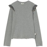 Soft Cotton Rib Sweater - Aruba Grey