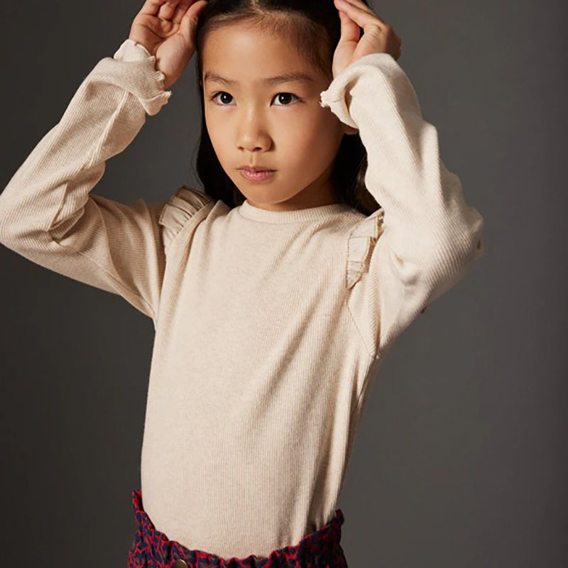 Soft Cotton Rib Sweater - Aruba Stone