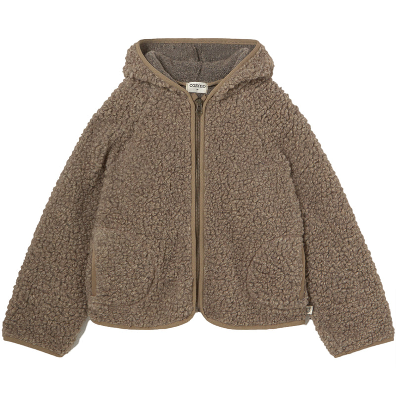 Mélange Sherpa Knit Jacket - Azores Taupe
