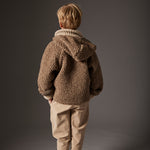 Mélange Sherpa Knit Jacket - Azores Taupe
