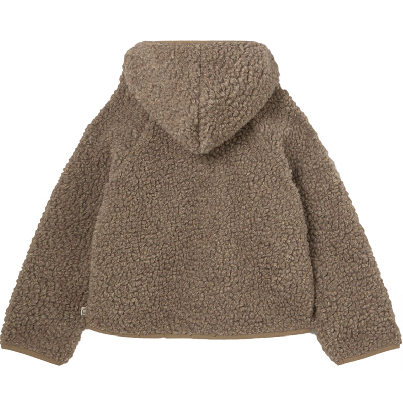 Mélange Sherpa Knit Jacket - Azores Taupe