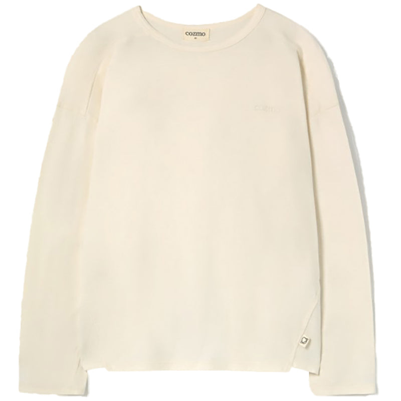 Organic Cotton Soft Warm Jersey Cozmo Shirt White