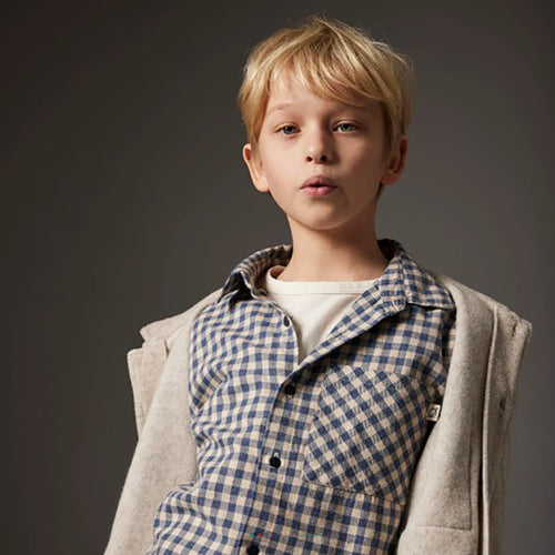 Organic Cotton Soft Warm Jersey Cozmo Shirt White