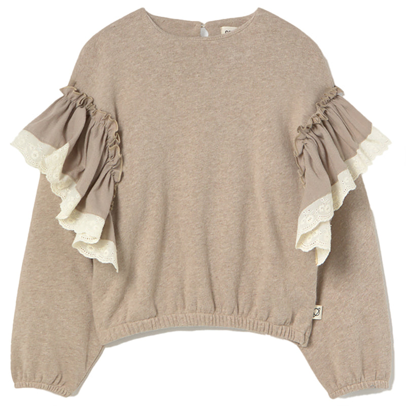 Soft Brushed Knit Sweater - Licata Stone