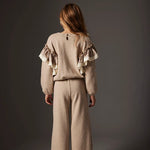 Soft Brushed Knit Sweater - Licata Stone