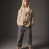 Organic Cotton Animal Print Twill Pants - Paola Stone