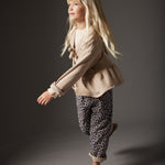 Organic Cotton Animal Print Twill Pants - Paola Stone