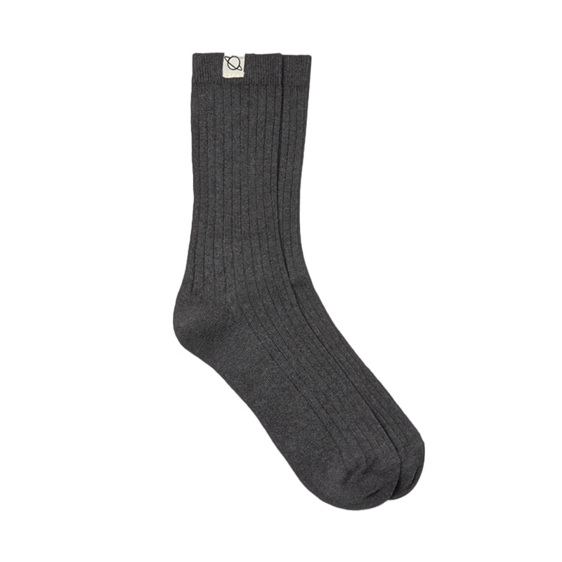Organic Cotton Warm Socks Grey
