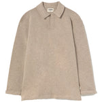 Soft Brushed Knit Sweater - Timor Stone