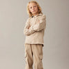 Soft Brushed Knit Sweater - Timor Stone