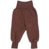 Wollfleece Hose Zimt Melange