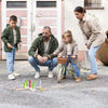 Wollfleece Kapuzenjacke Walnuss Melange