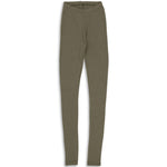 Damen Leggings Schurwolle/Seide Olive