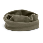 Schlauchschal Schurwolle/Seide Olive
