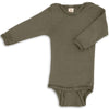 Body Schurwolle/Seide Olive