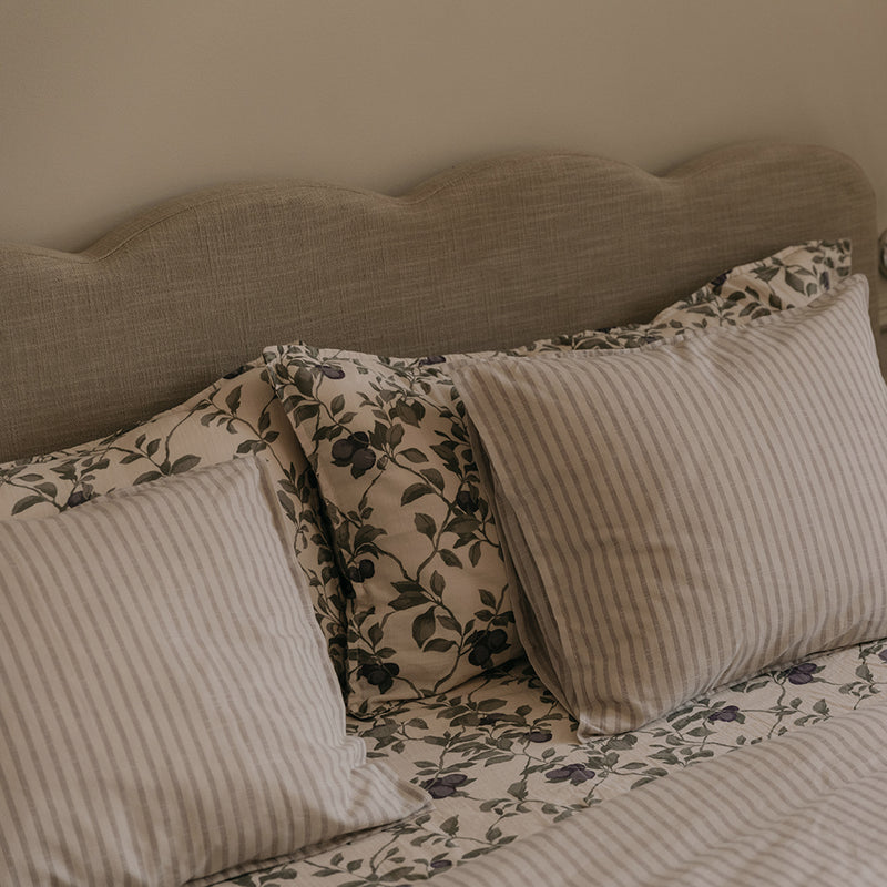 Adult Muslin Bettwäsche Set Plum