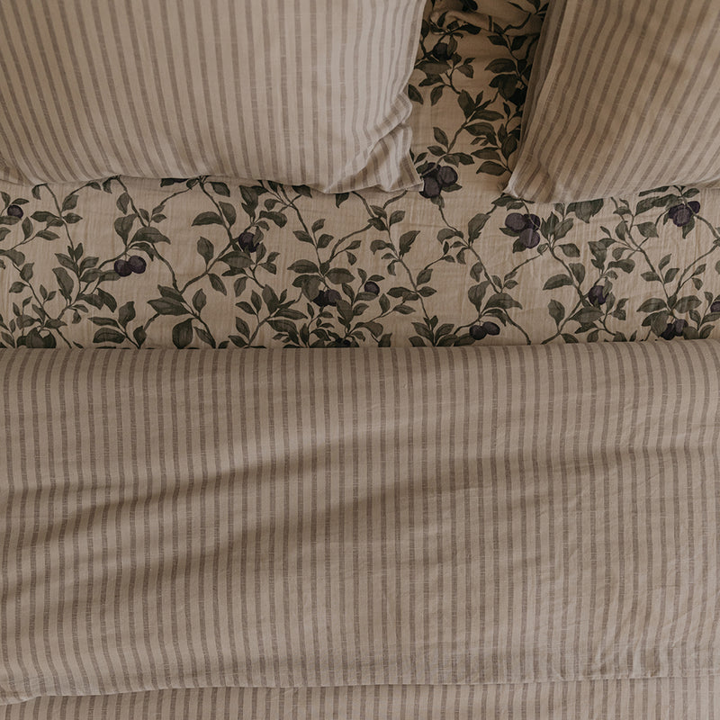 Adult Muslin Bettwäsche Set Plum