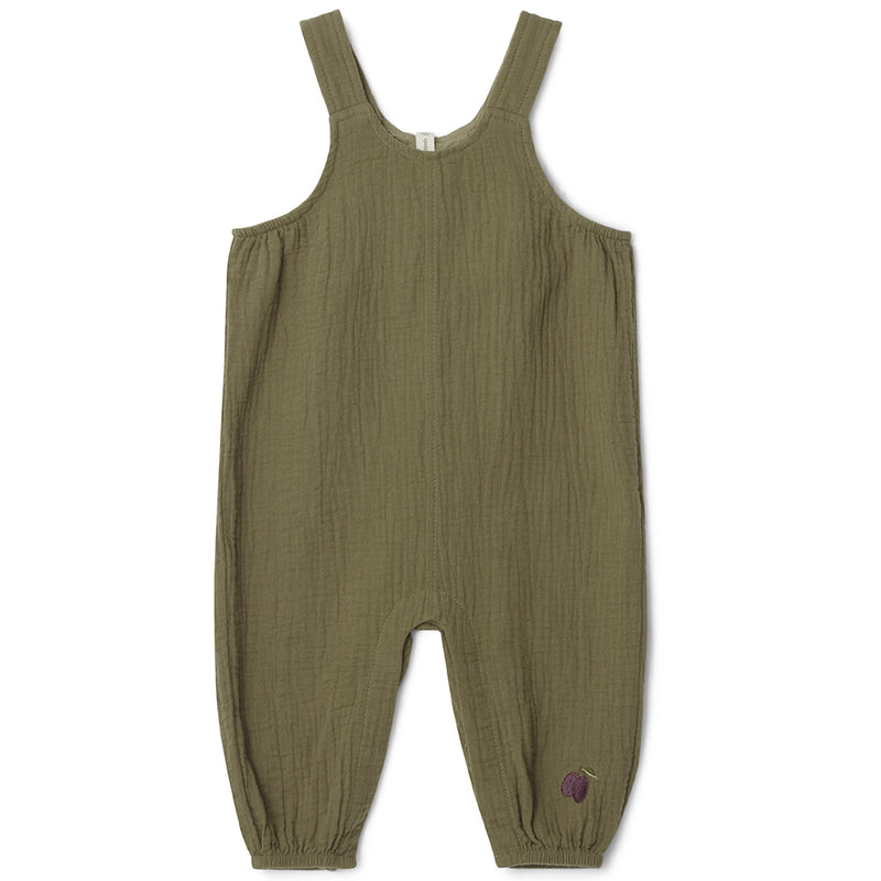 Musselin Latzhose Olive