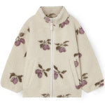 Fleece Jacke Pile Prune Beige