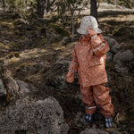 Gefütterte Regenjacke Flora Brick
