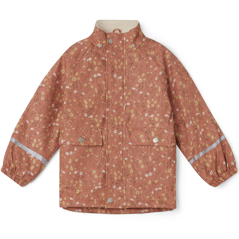 Gefütterte Regenjacke Flora Brick