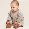 Muslin Overall Checks Cobalt