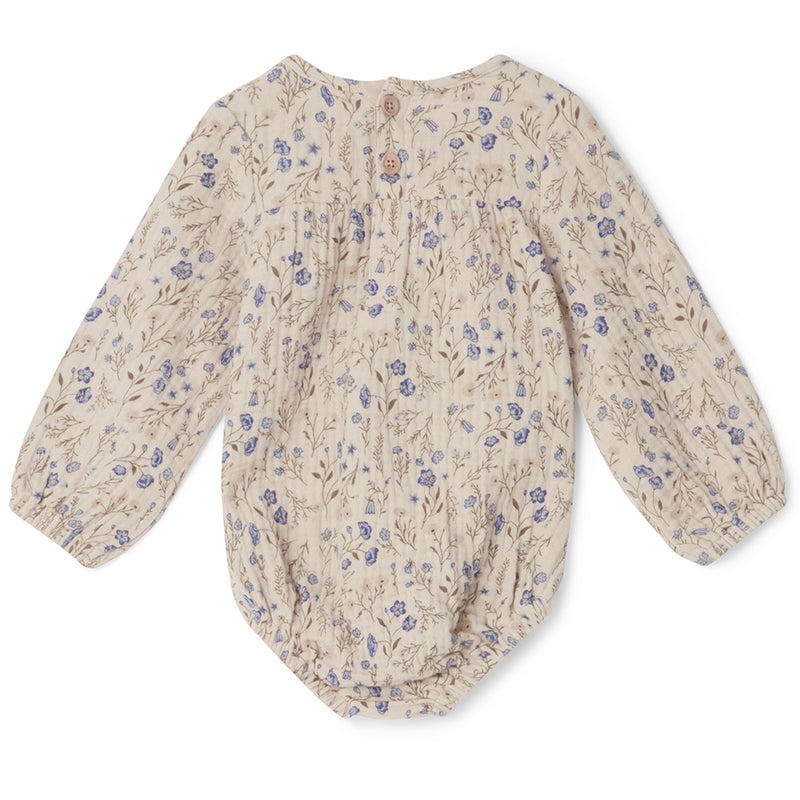 Muslin Romper Flora Oat