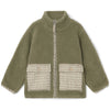 Fleece Jacke Pile Silver Green