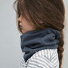 Endless Scarf GOTS Blue Grey