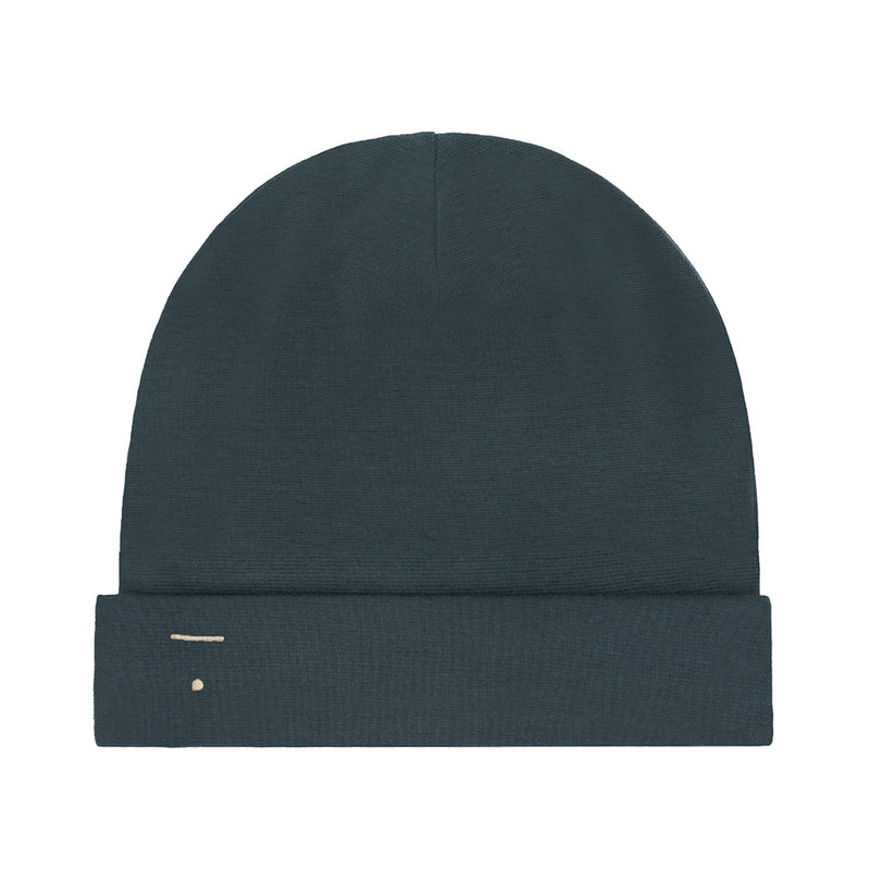 Bonnet GOTS Blue Grey