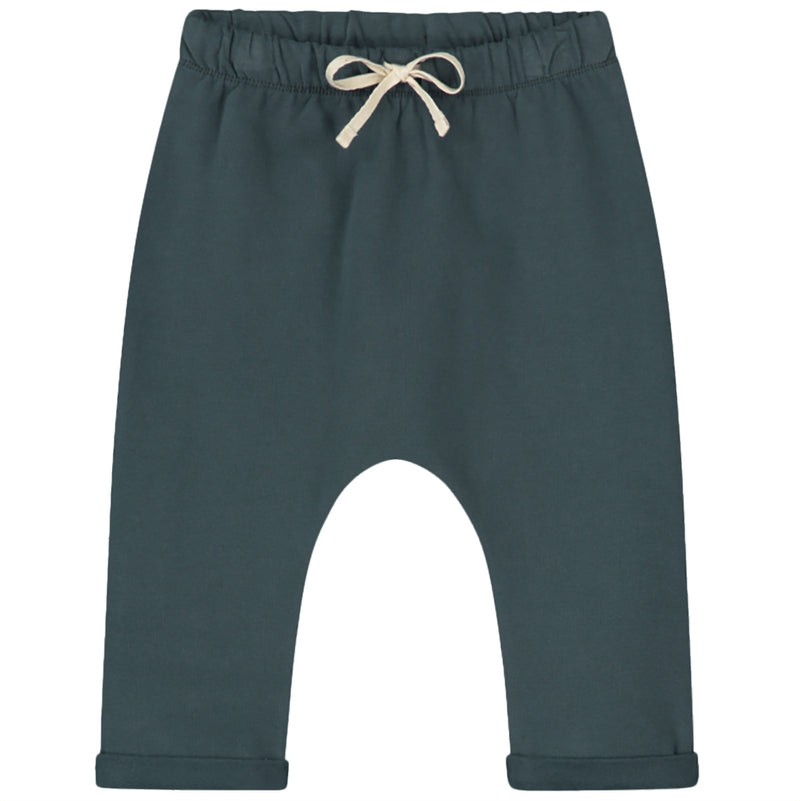 Baby Pants GOTS Blue Grey