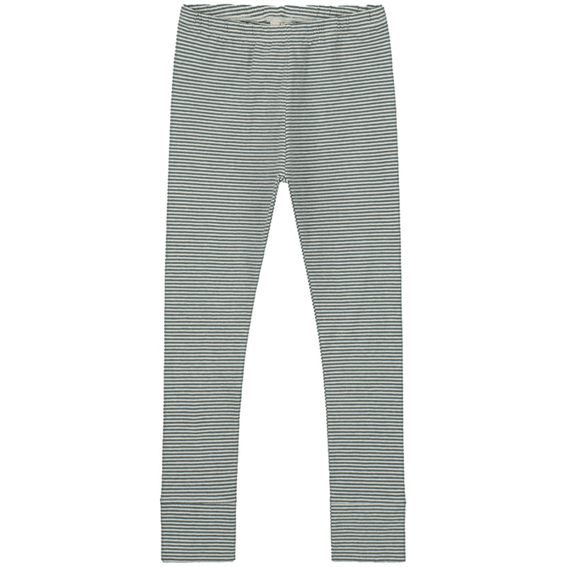 Leggings GOTS Blue Grey Cream