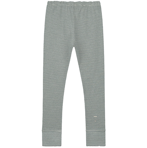 Leggings GOTS Blue Grey Cream