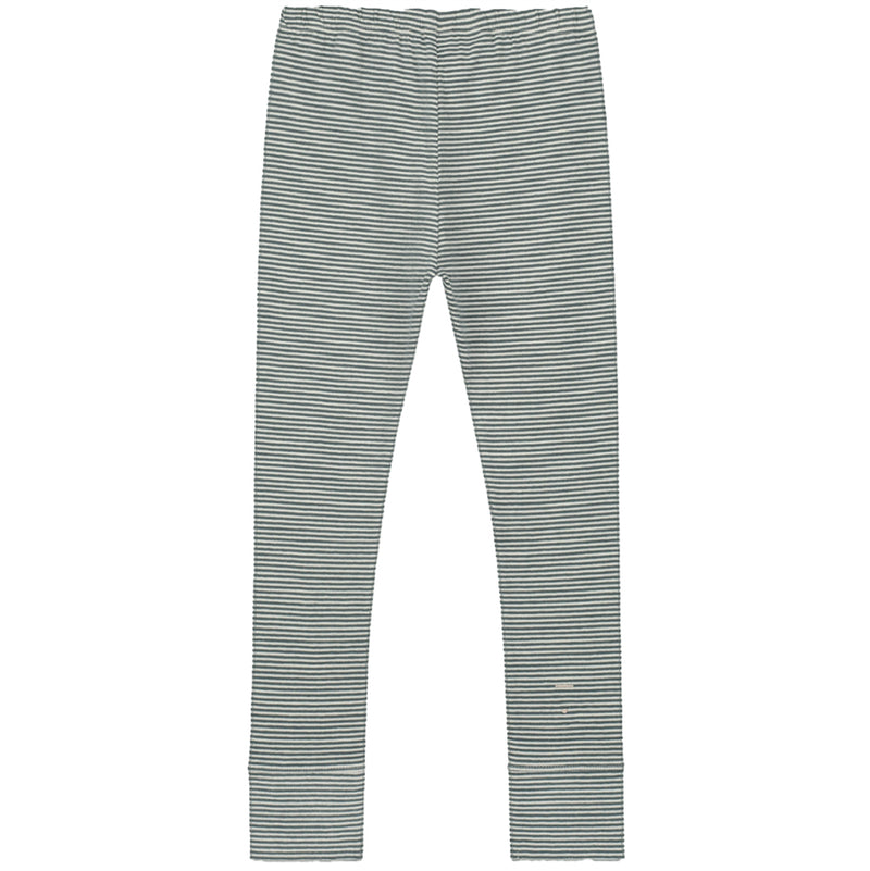 Leggings GOTS Blue Grey Cream