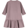 L/S Frill Dress GOTS Berry