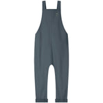 Latzhose Salopette w/ Seam GOTS Blue Grey
