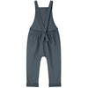 Latzhose Salopette w/ Seam GOTS Blue Grey