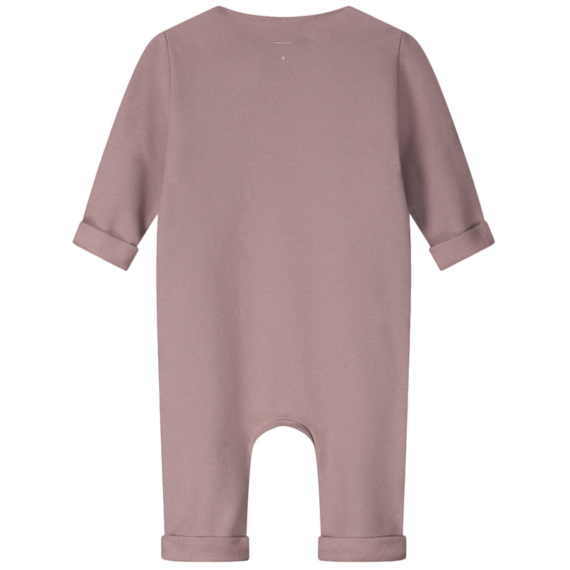 Baby Suit with Snaps GOTS Berry