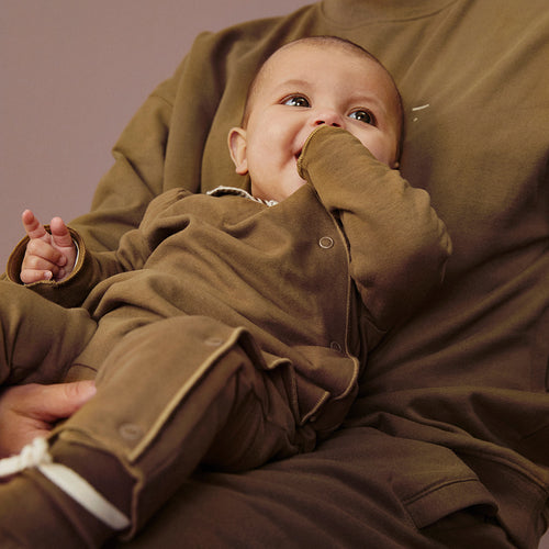Baby Suit with Snaps GOTS Woody