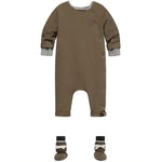 Baby Suit with Snaps GOTS Woody