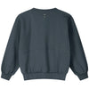 Bomber Sweatshirt w/ Zip GOTS Blue Grey