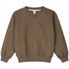 Bomber Sweatshirt w/ Zip GOTS Woody