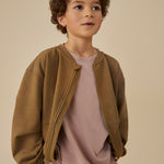 Bomber Sweatshirt w/ Zip GOTS Woody